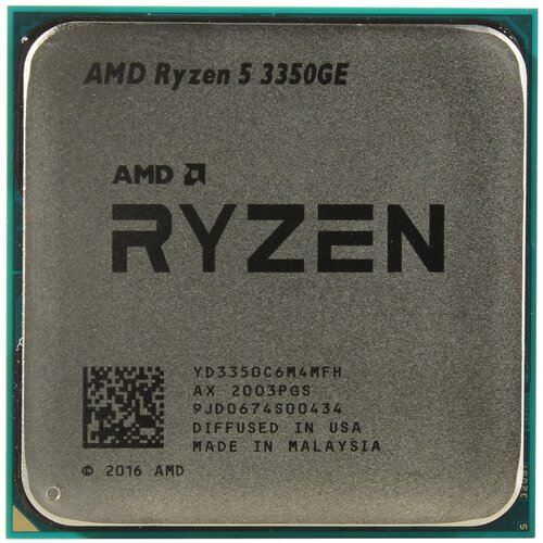 процессор amd ryzen 5 5600g oem Процессор AMD Ryzen 5 PRO 3350GE AM4, 4 x 3300 МГц, OEM