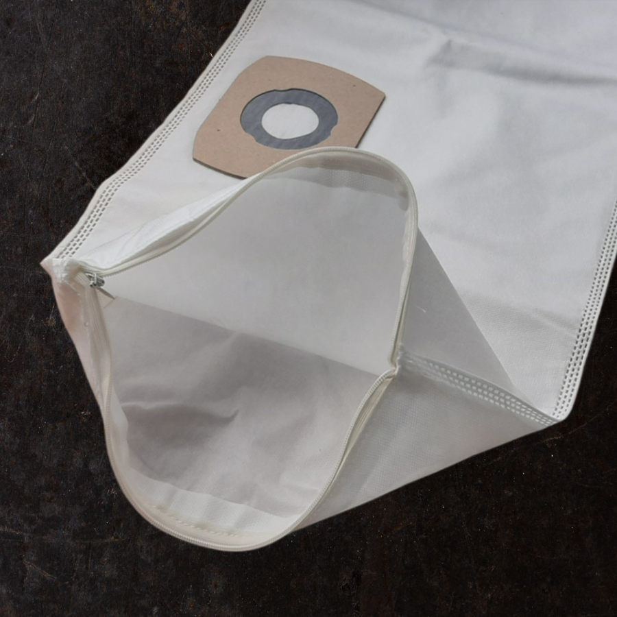 Многоразовый мешок, пылесборник для профессиональных пылесосов на молнии 20 литров - фотография № 4