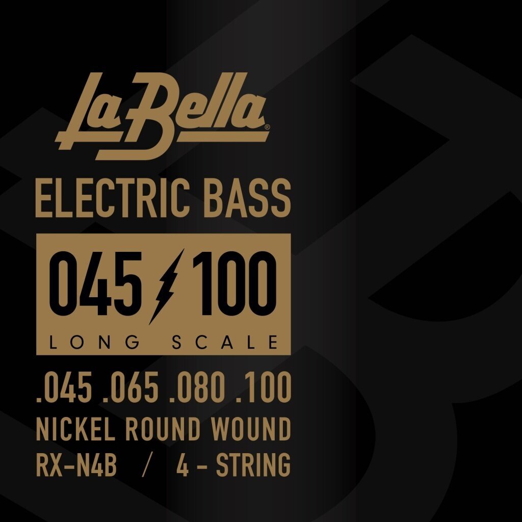 Струны для Бас гитары 45-100 La Bella RX-N4B Nickel Plated