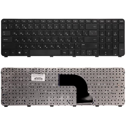 Клавиатура для ноутбука HP Pavilion DV7-7000 DV7T-7000 DV7-7100 Series Плоский Enter Черная с рамкой PN 670323-251 NSK-CJ0UW 1520₽