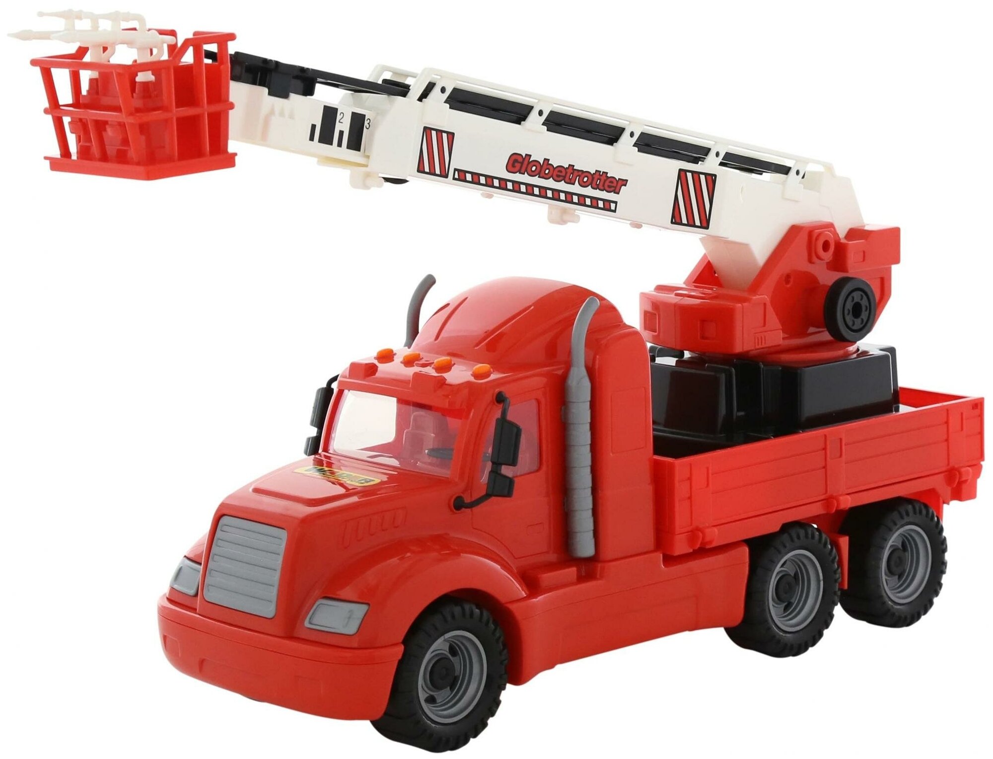 Пожарный автомобиль Wader Майк (55620), 82 см, красный
