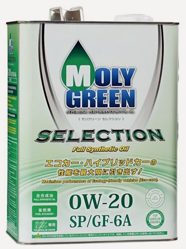 Изображение товара Масло моторное 0W20 Moly Green Selection SP/GF-6A