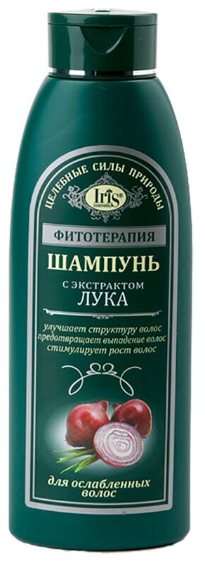 IRIS cosmetic шампунь Фитотерапия с экстрактом лука для ослабленных волос, 500 мл