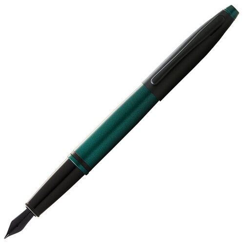 Cross AT0116-25MJ Перьевая ручка cross calais, matte green and black lacquer, перо m