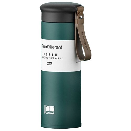 Термос Wilker WILK-AKS071 зеленый 450 мл, нержавеющая сталь