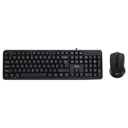 проводной набор клавиатура+мышь STM 302C черный STM Keyboard+mouse STM 302C black