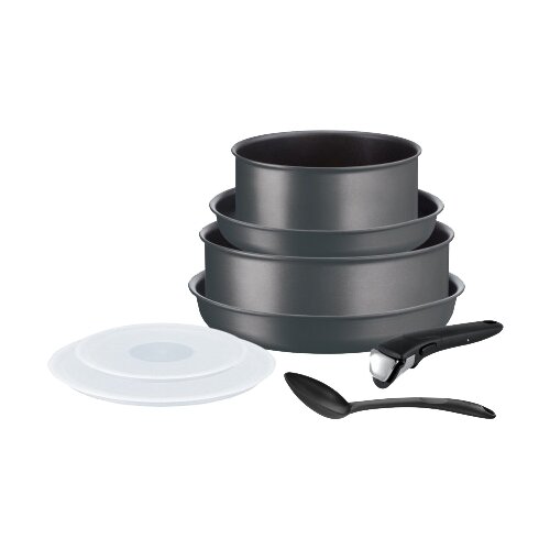 фото Набор посуды tefal ingenio performance, l6859402 8 пр. черный