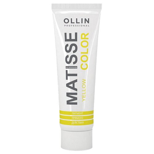 OLLIN Professional Краситель прямого действия Matisse Color, yellow, 100 мл yellow краситель прямого действия pure silver фиолетовый 100 мл