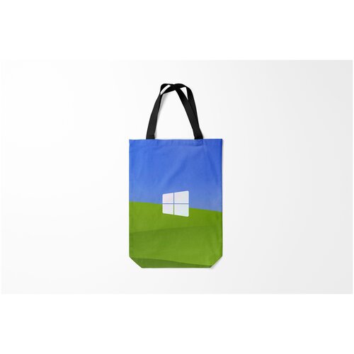 фото Сумка-шоппер / 31х42 см / программисты / принты для программистов w10 burnettie