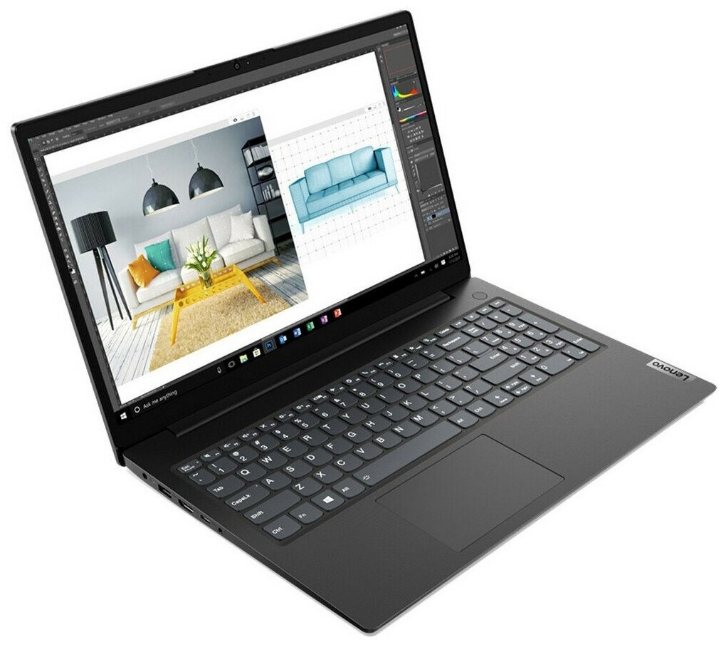 Ноутбук Lenovo V15 GEN2 ITL noOS black 82KB004QRU