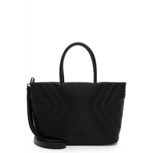 Сумка шоппер Tamaris Annalena, фактура гладкая, рельефная, черный сумка шоппер tamaris 33040 100 черный
