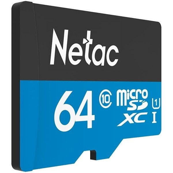 Флеш карта microSDHC 64GB Netac P500 (без SD адаптера) 80MB/s