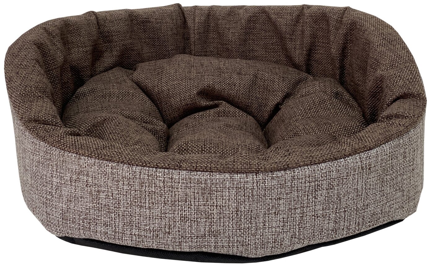 HOMEPET Wool диванчик (43 х 38 х 15 см., Коричневый) - фото №1