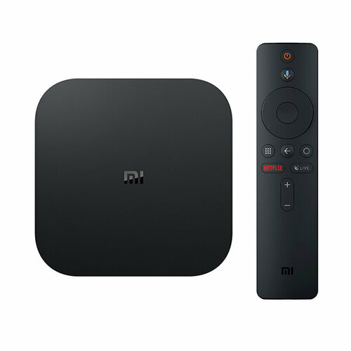 Xiaomi Мультимедийная приставка Xiaomi Mi Box S 2nd Gen Black черная MDZ-28-AA тв приставка xiaomi mi box s 2nd gen mdz 28 aa