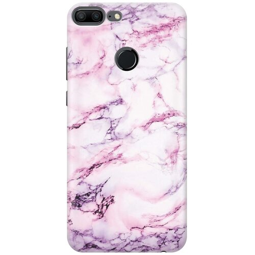 фото Re:paчехол - накладка artcolor для honor 9 lite с принтом "фиолетовый мрамор"