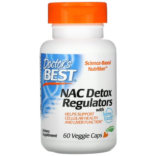 Капсулы Doctor's Best NAC Detox Regulators, 90 г, 60 шт.