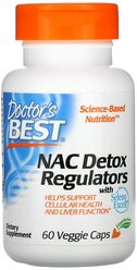 Капсулы Doctor's Best NAC Detox Regulators, 60 шт.