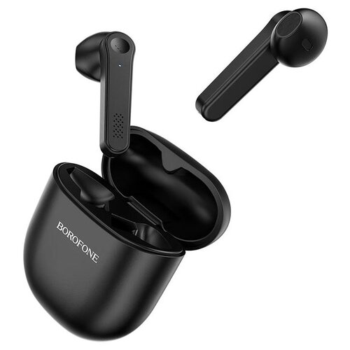 bluetooth наушники borofone be40 triumph tws wireless earphonesl 3 5мм цвет белая Беспроводные TWS-наушники Borofone BE49, black