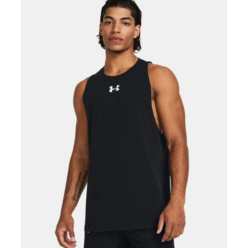 Майка Under Armour Zone Tank, размер L, черный майка under armour perpetual woven tank wht женщины 1318054 100 lg