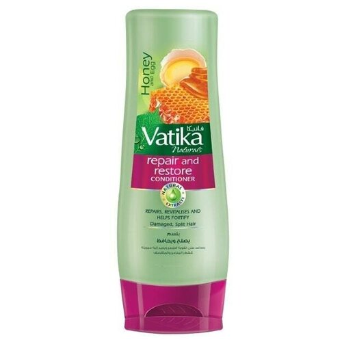 Dabur Vatika Кондиционер восстанавливающий с медом и ячным протеином (Vatika Repiair & Restore Conditioner) / Дабур Ватика / 200 мл