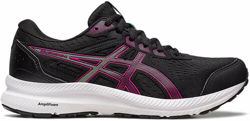 Кроссовки ASICS, беговые, размер 6 US, черный