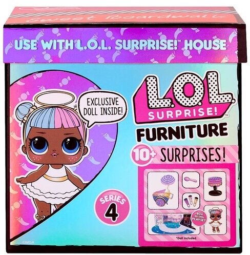 L.O.L. Surprise 572626 Игровой набор с куклой - тележка со сладостями