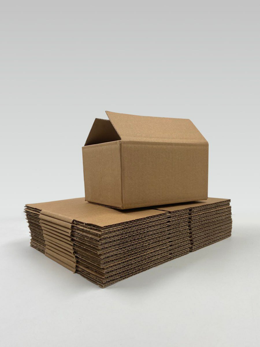 Картонная коробка 170х120х90 мм, марка Т-22 профиль В. Для подарков и почтовых отправлений. Комплект-20 штук - фотография № 1