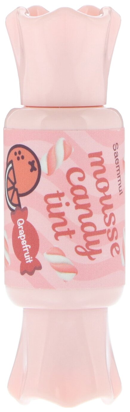 The Saem тинт для губ Saemmul Mousse Candy Tint, 04 grapefruit mousse