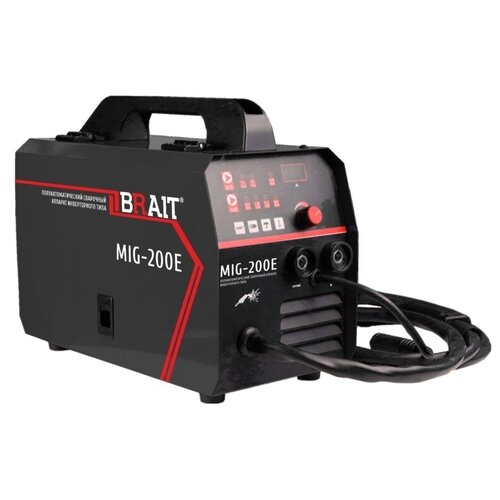 BRAIT Инвертор сварочный полуавтомат MIG-200Е подарок проволока омедн ER70S-6 08 1кг шт BRAIT 1356600₽