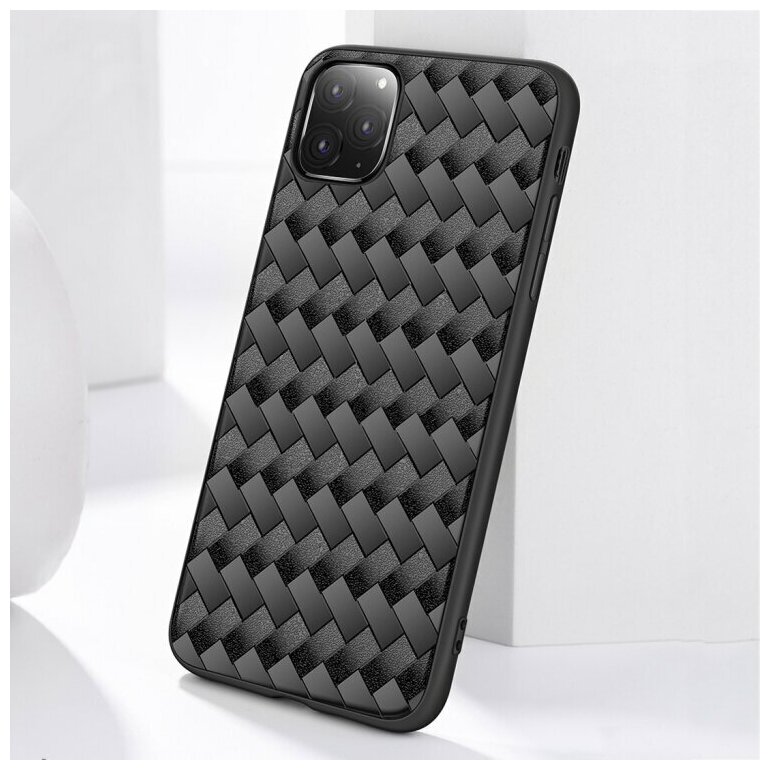 Гелевый чехол для iPhone 11 Pro JOYROOM Milan Series Plaid (Black)