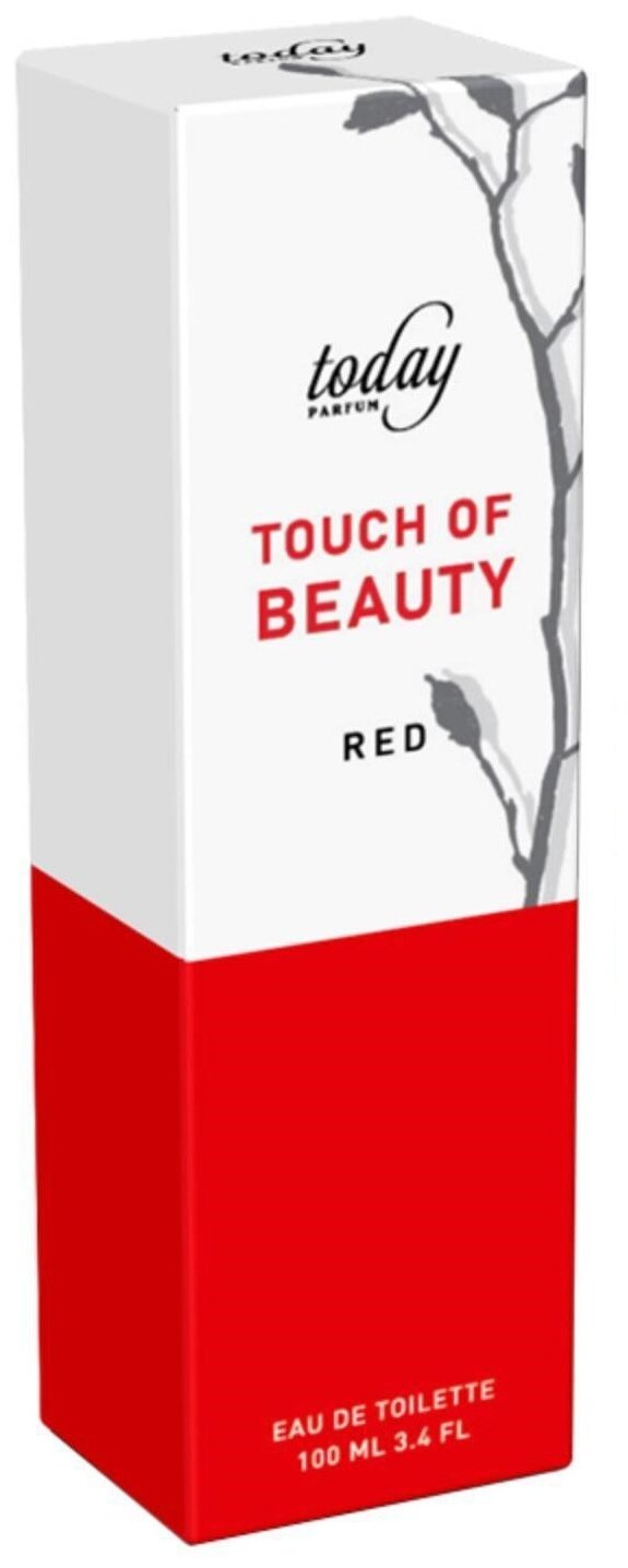 Туалетная вода женская 100 мл, Touch of Beauty Red