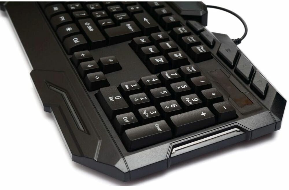 Клавиатура OKLICK DYNASTY, USB, черный - фото №18