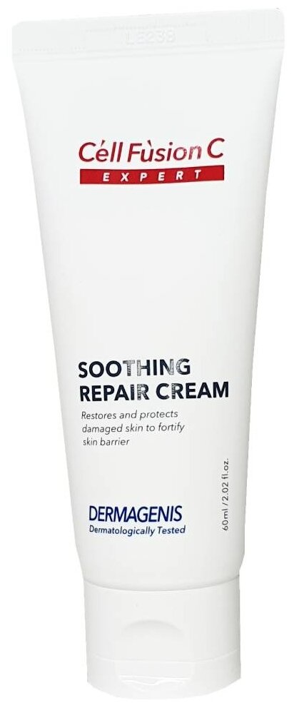 Cell Fusion C Soothing Repair Cream Крем успокаивающий восстанавливающий, 60 мл.