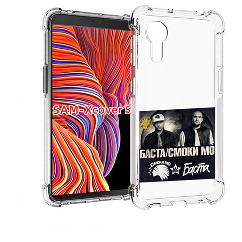 Чехол MyPads Баста, Смоки Мо Баста для Samsung Galaxy Xcover 5 задняя-панель-накладка-бампер