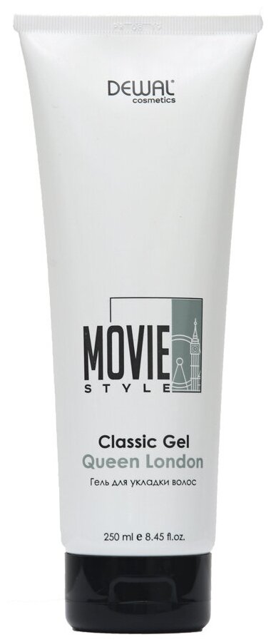 Dewal Cosmetics Гель для укладки волос Classic Gel Queen LONDON Movie Style, слабая фиксация, 250 мл