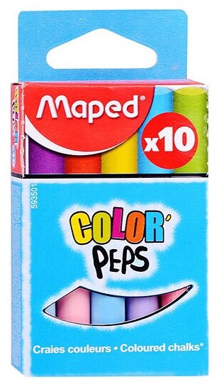 Maped Мел цветной Color'Peps 10 шт