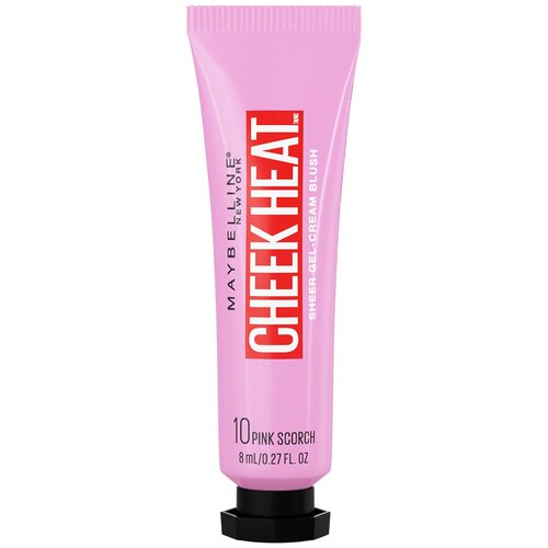 Maybelline New York Румяна Cheek Heat, 10 холодный розовый румяна cheek heat blush maybelline new york цвет coral amber