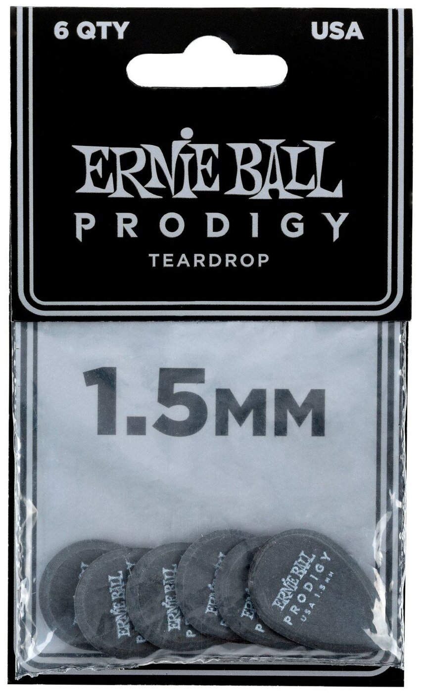 ERNIE BALL 9330 Prodigy Black Набор медиаторов