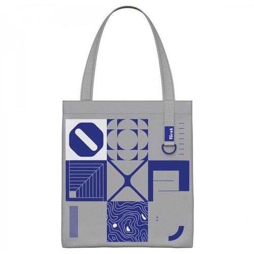 фото Сумка шоппер forst, серый, мультиколор