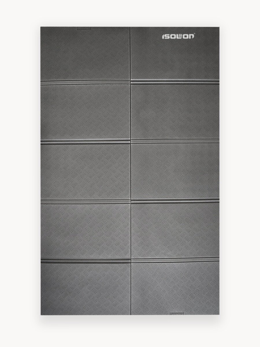 Коврик туристический складной Isolon Tent Flex 8 мм, 197 х 128 см серый