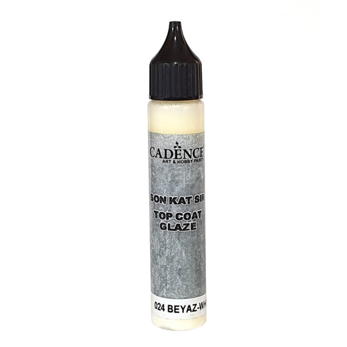 Финишная цветная глазурь Cadence Top Coat Glaze. White-024