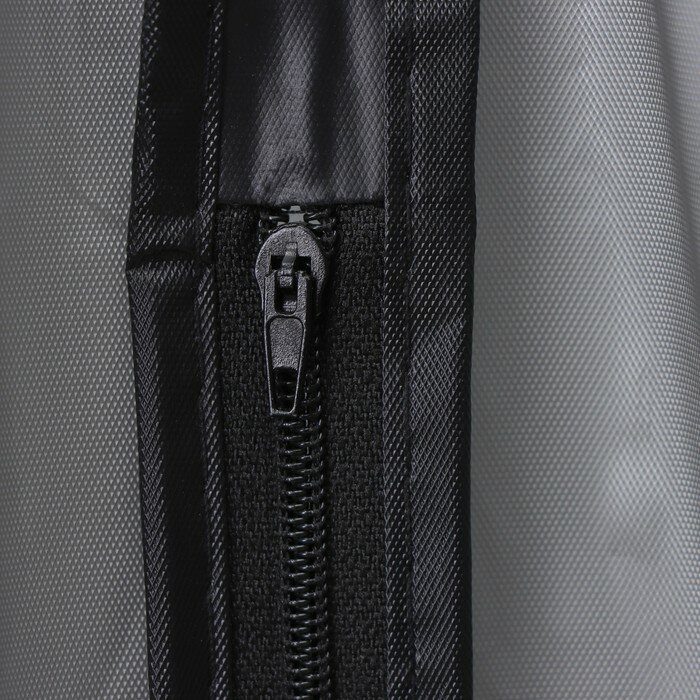Чехол для одежды, 60х137 см, плотный, PEVA, цвет серый - фотография № 2