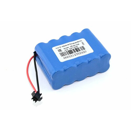 Аккумулятор Ni-cd 12V 1400mAh AA Row разъем SM (5+5) аккумулятор vbparts ni cd 6v 1400mah aa flatpck разъем sm 086195