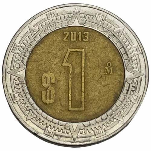 Мексика 1 песо 2013 г. банкнота номиналом 100 песо 2013 года мексика