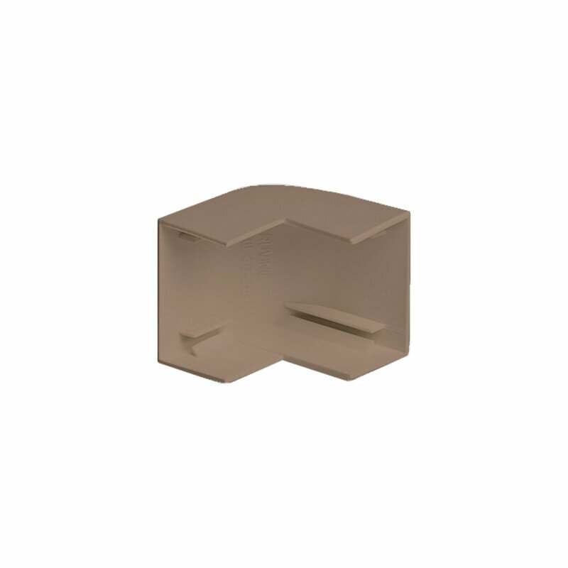 фото Угол внешний для кабель-канала 25*16 коричневый