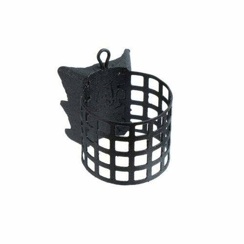 фото Груз-кормушка металлическая x-feeder me grip m perfo, цвет matt black, 50 г, 28 мл