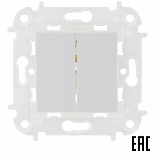 Механизм выключателя Мастер С5 10-3002 2 кл. с/п белый Светоприбор