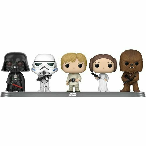 Набор из 5-ти фигурок Funko POP Star Wars Classics фигурка funko pop star wars дарт вейдер 2300 9 5 см