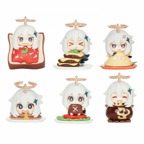 Набор фигурок Genshin.Global Impact Blind Box Figurine Paimon Emergency: Food Themed набор фигурок genshin impact paimon is not emergency food – paimon gourmet series 6 шт