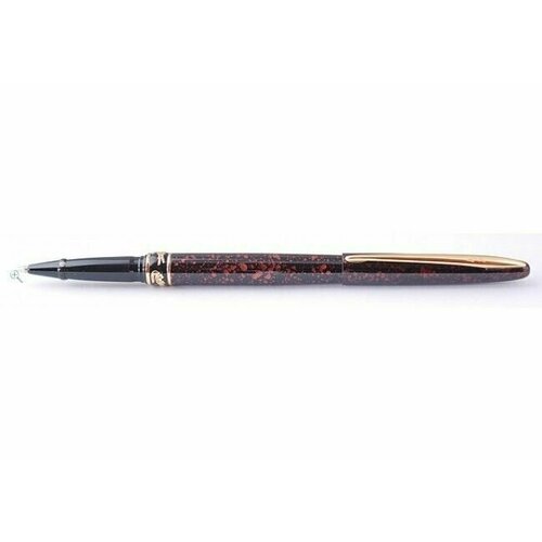 Подарочная ручка-роллер Crocodile R 215 Black Marble в футляре